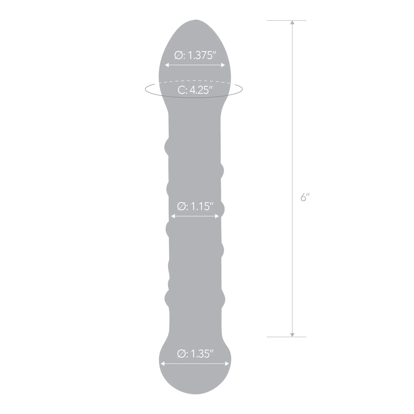 Spiral Staircase Full Tip Dildo - Not Very Vanilla