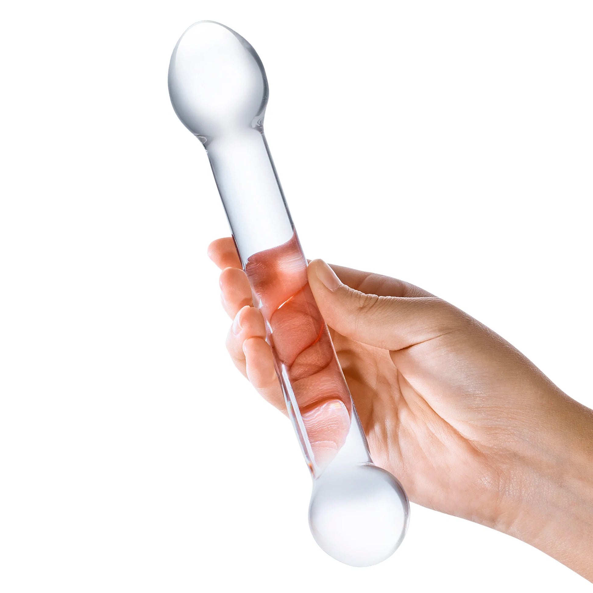 7 Inch Curved Glass G-Spot Stimulator - Not Very Vanilla