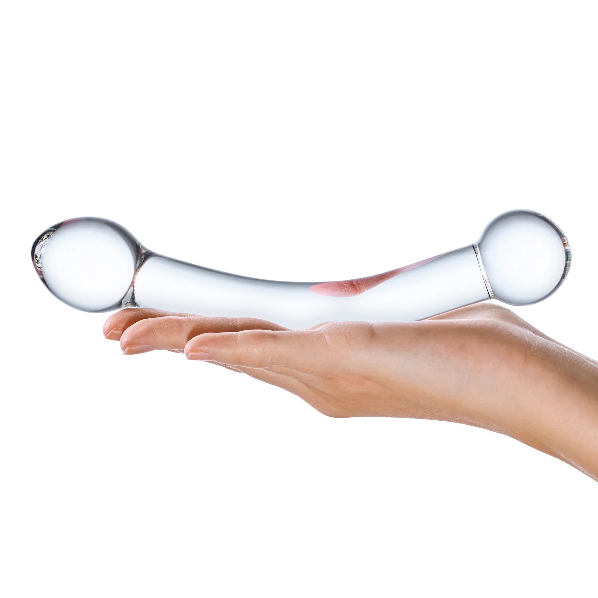 7 Inch Curved Glass G-Spot Stimulator - Not Very Vanilla