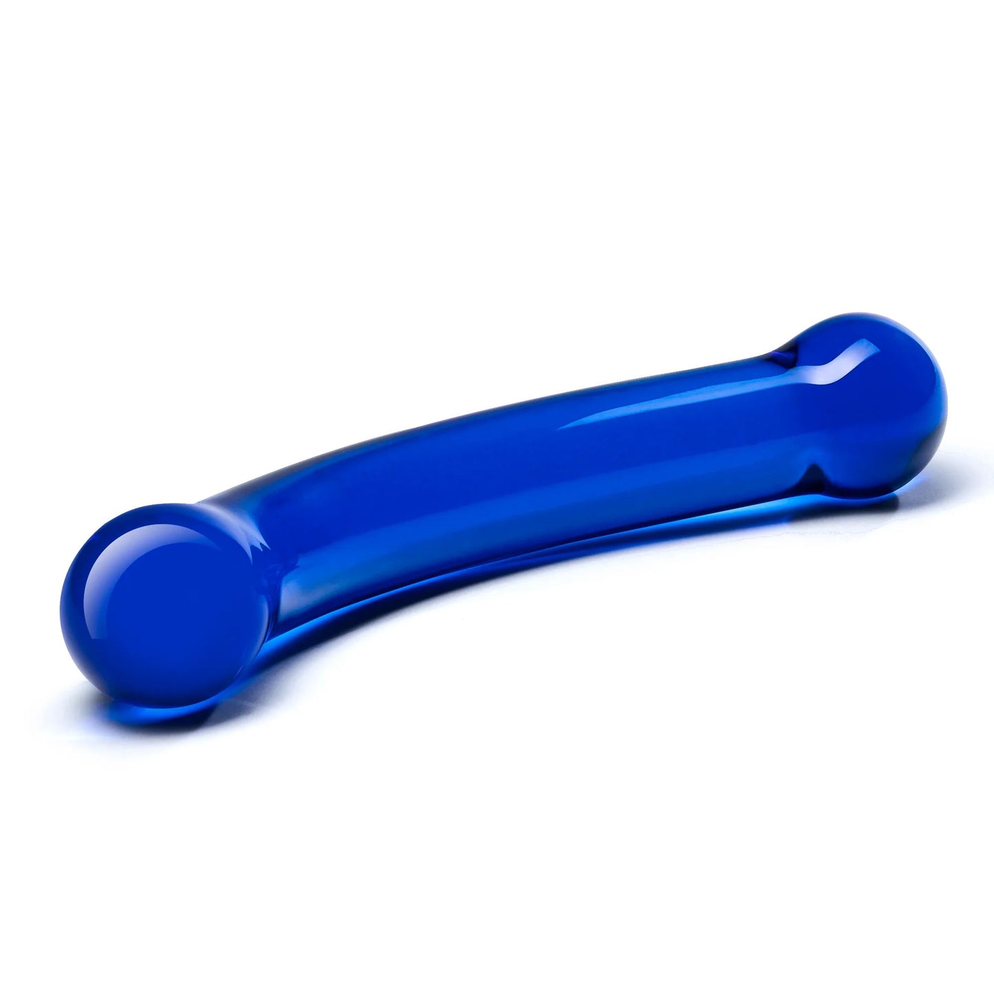 Curved G-Spot 6" Glass Dildo