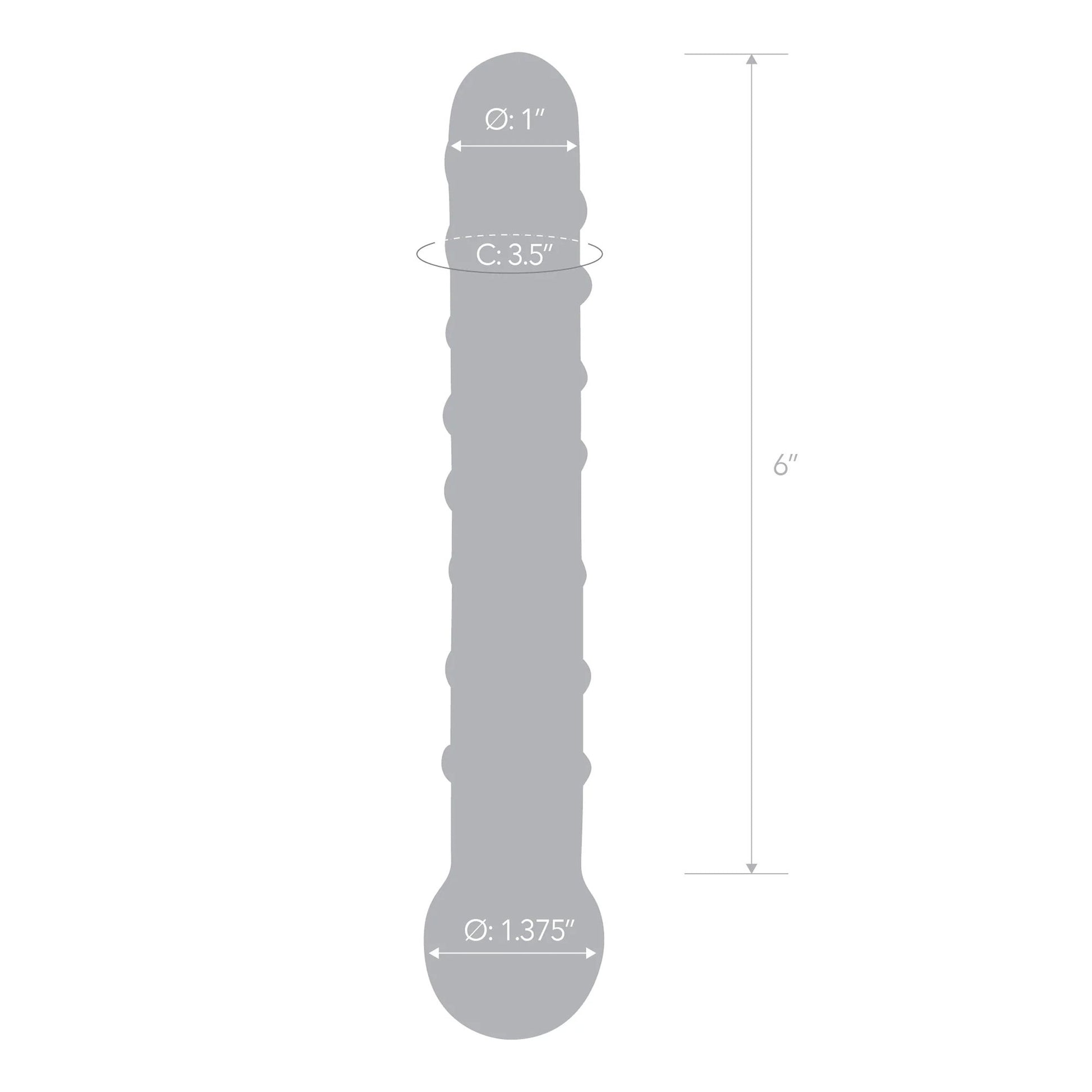 Callisto Clear Glass Dildo - Not Very Vanilla