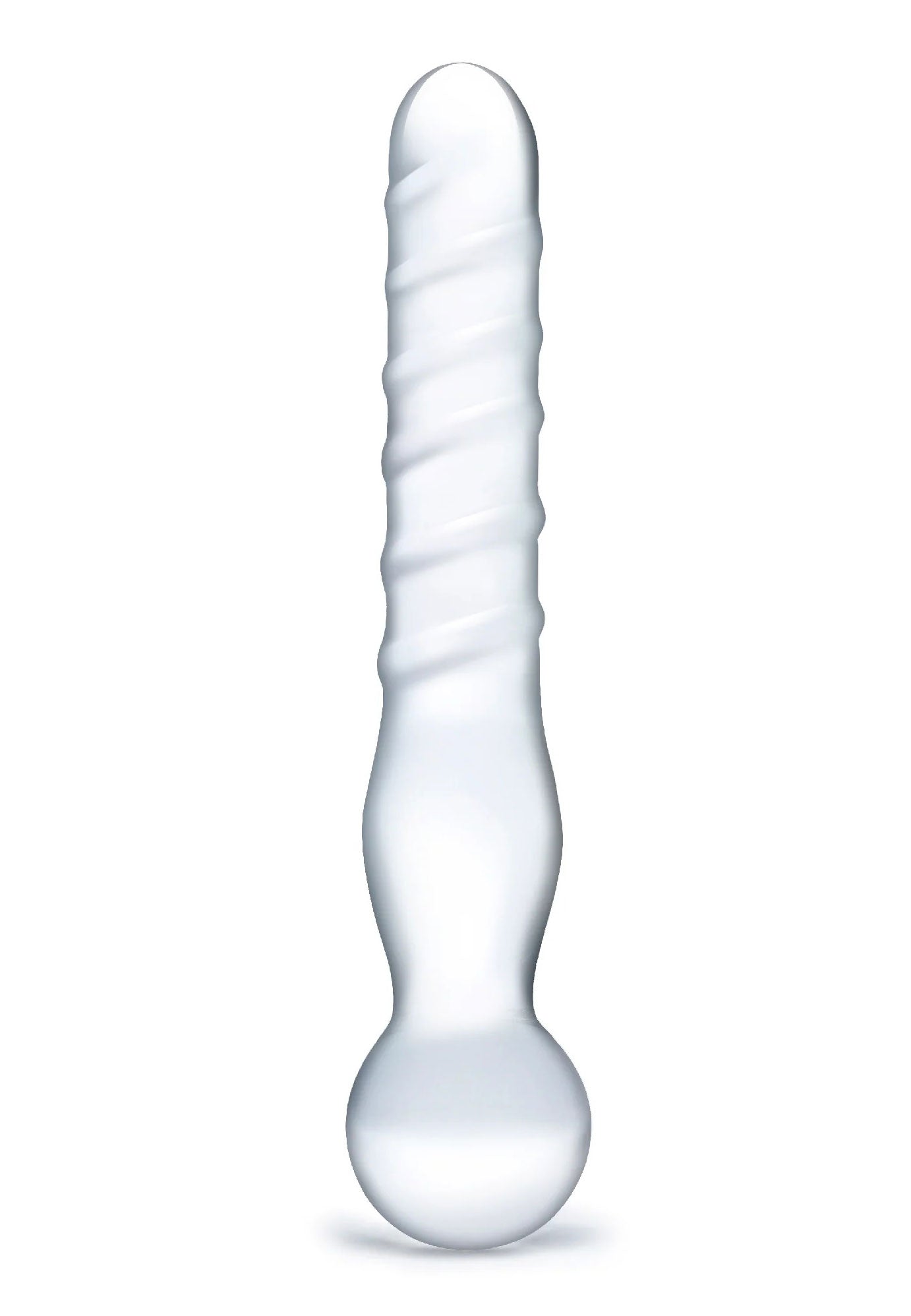 Joystick Clear Glass Dildo - Not Very Vanilla