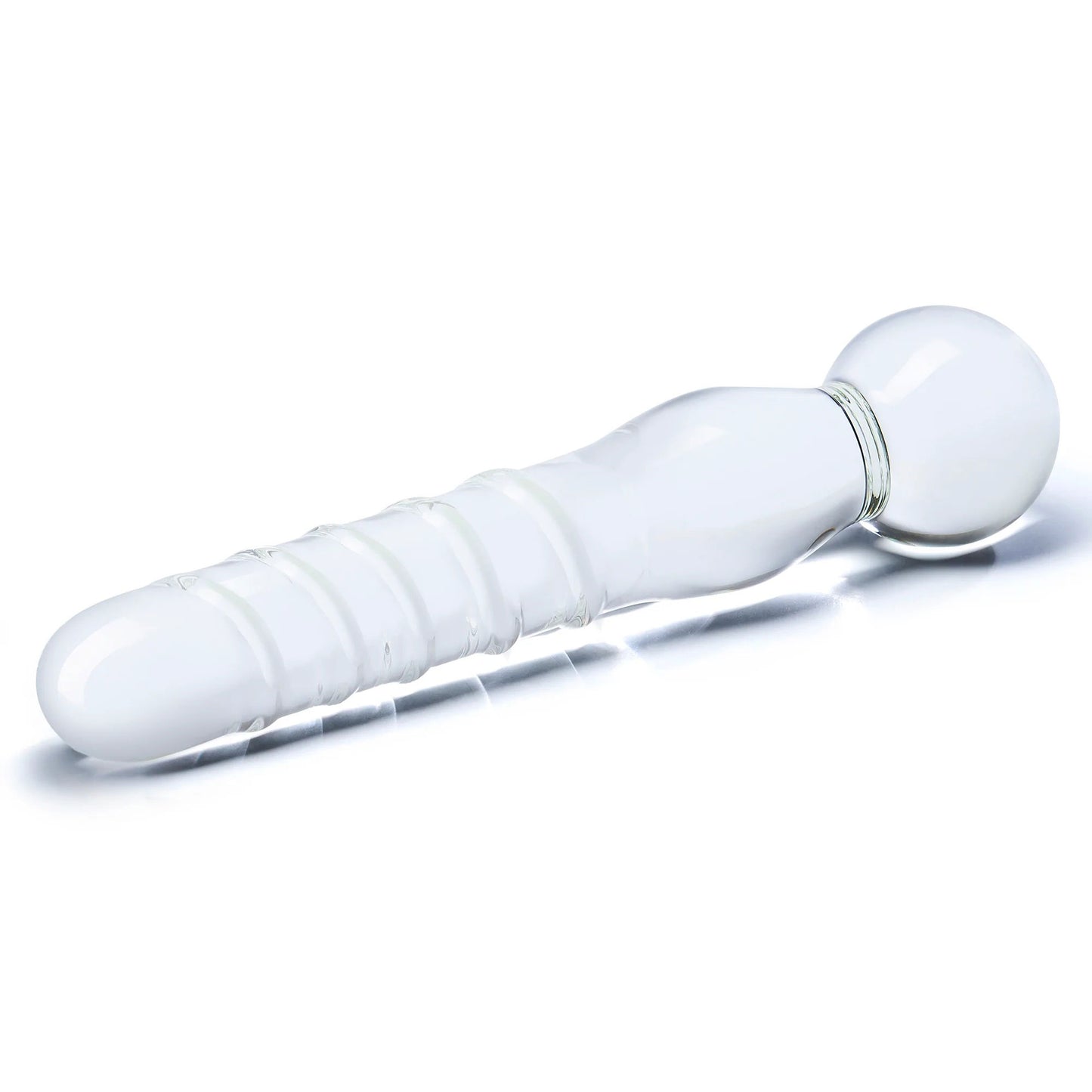 Joystick Clear Glass Dildo - Not Very Vanilla