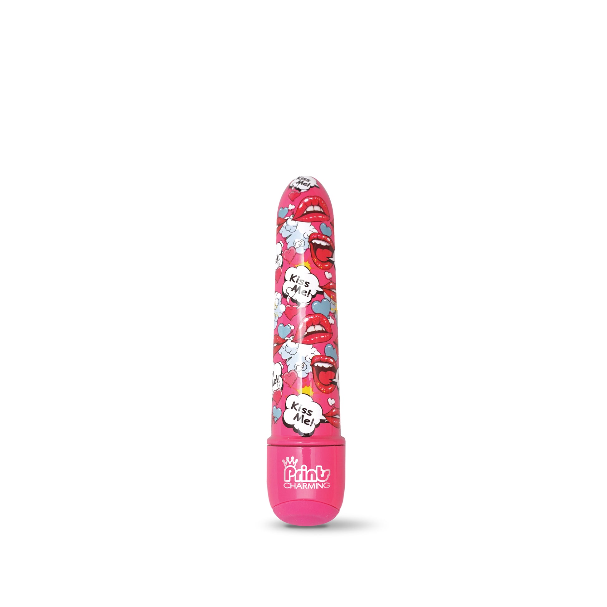 Prints Charming Pop Tease 5 Inch Mini Vibe - Kiss Me - Pink - Not Very Vanilla