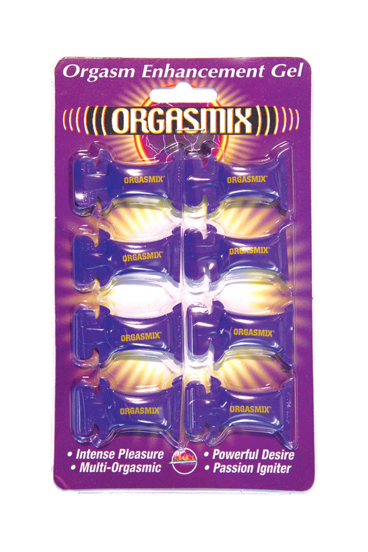 Orgasmix Pillow Packs Blister Card - 8 Piece - Not Very Vanilla