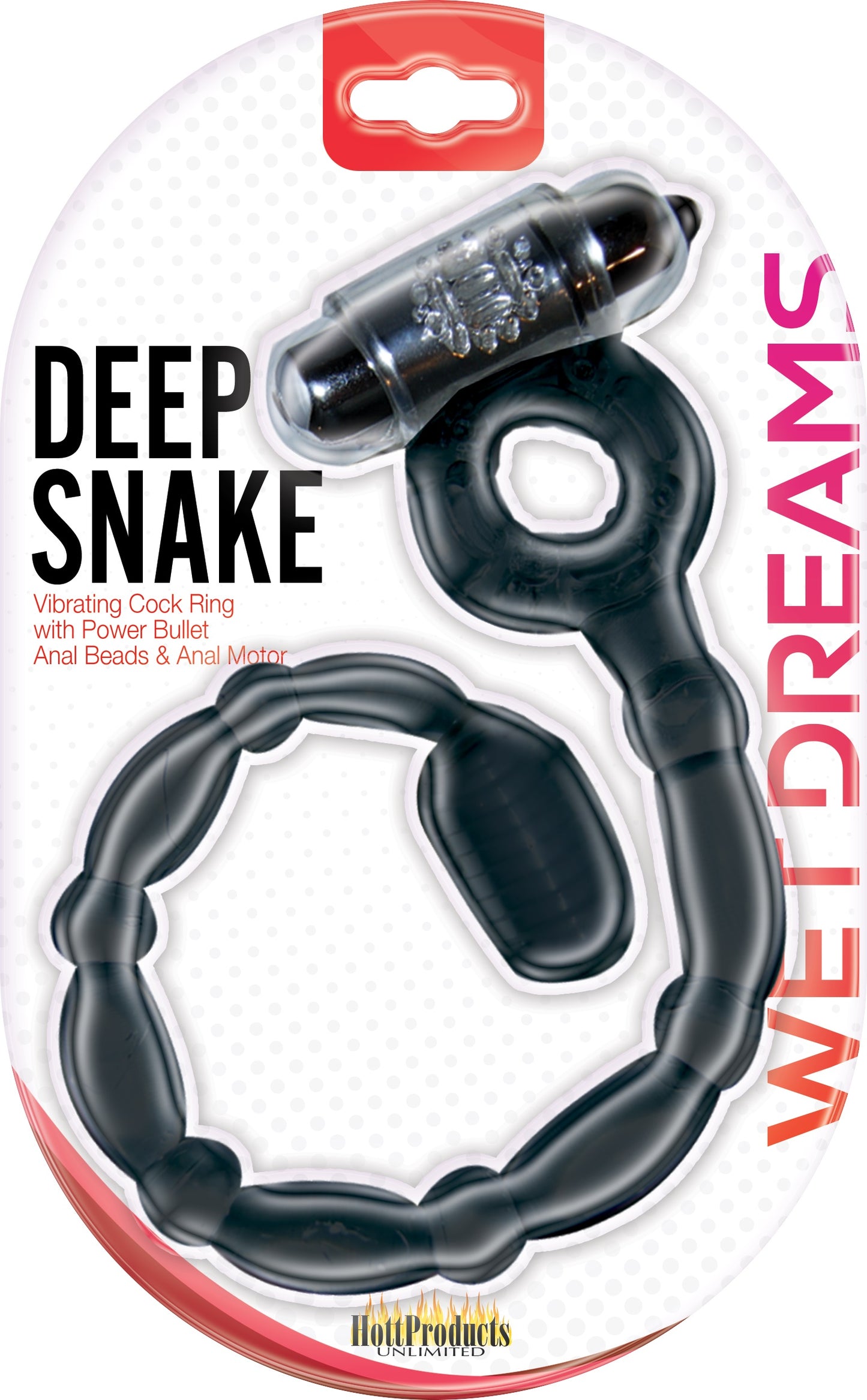 Wet Dreams Deep Snake - Black - Not Very Vanilla