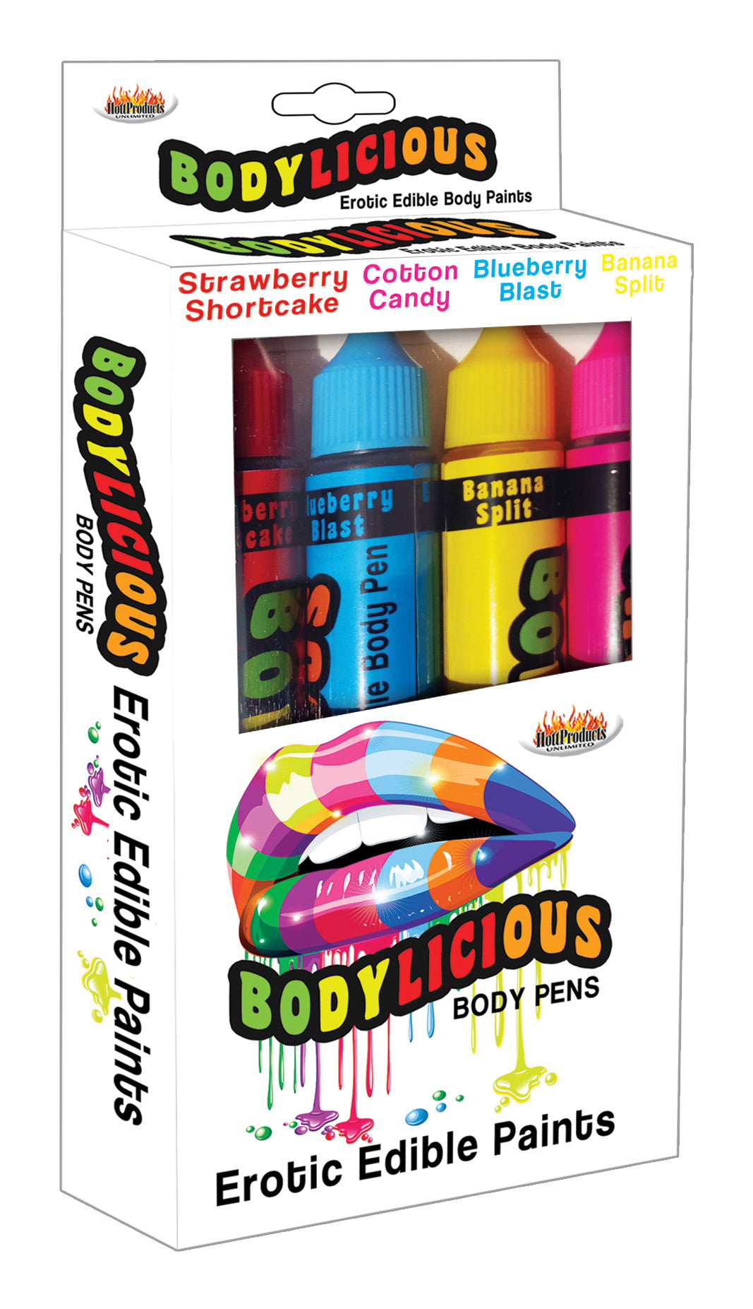 Bodylicious Edible Body Pens - 4pk. - Assorted Flavors - Not Very Vanilla