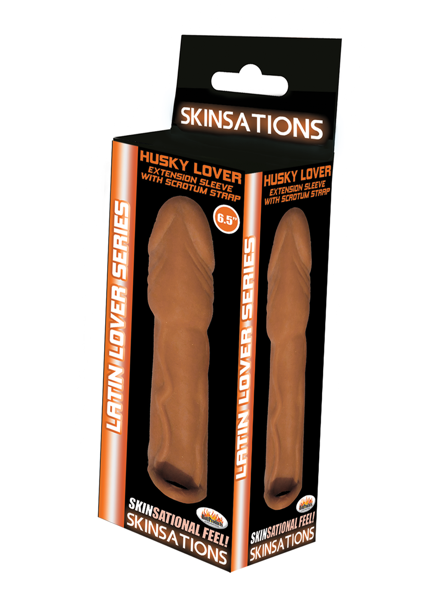 Skinsations Latin Lover Series Husky Lover 6.5 Inch - Brown - Not Very Vanilla