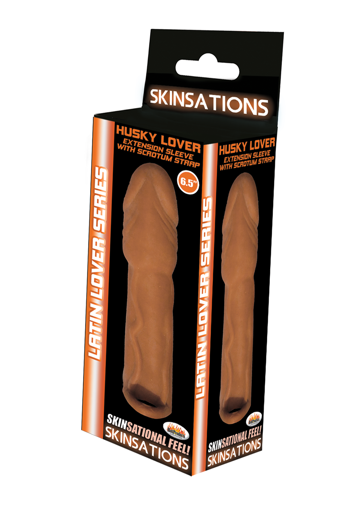 Skinsations Latin Lover Series Husky Lover 6.5 Inch - Brown - Not Very Vanilla