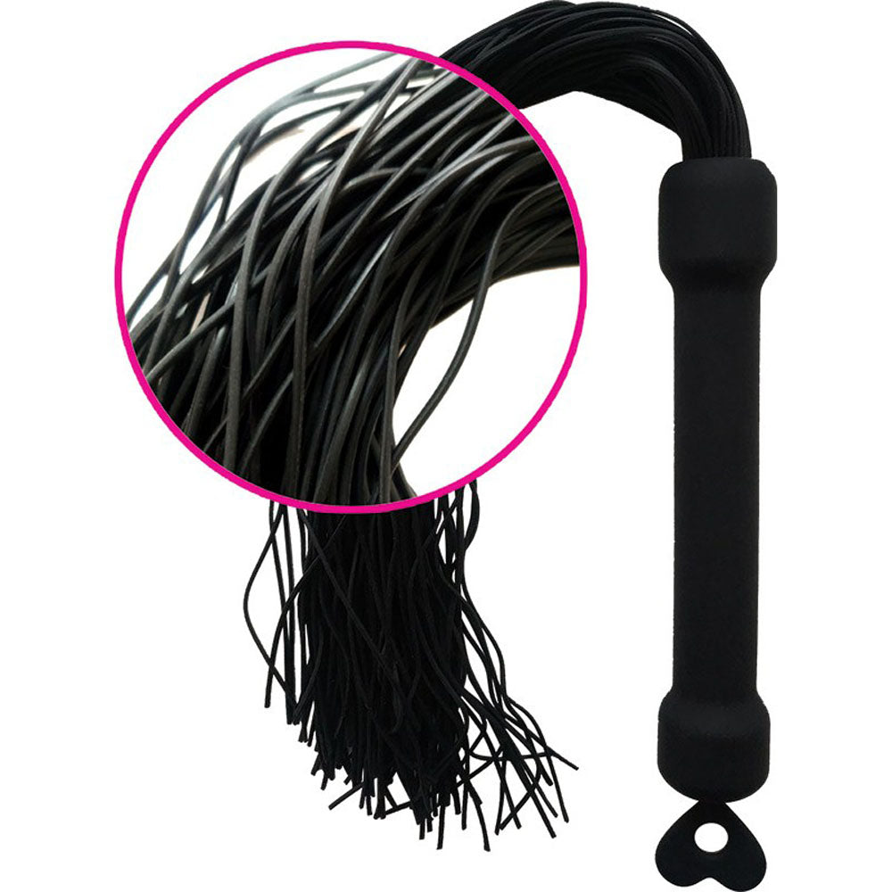 Whip It! Black Tassel Whip - Not Very Vanilla