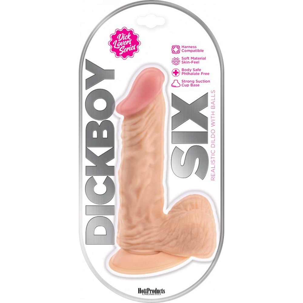 Dick Boy 6 Inch Dildo - Flesh - Not Very Vanilla