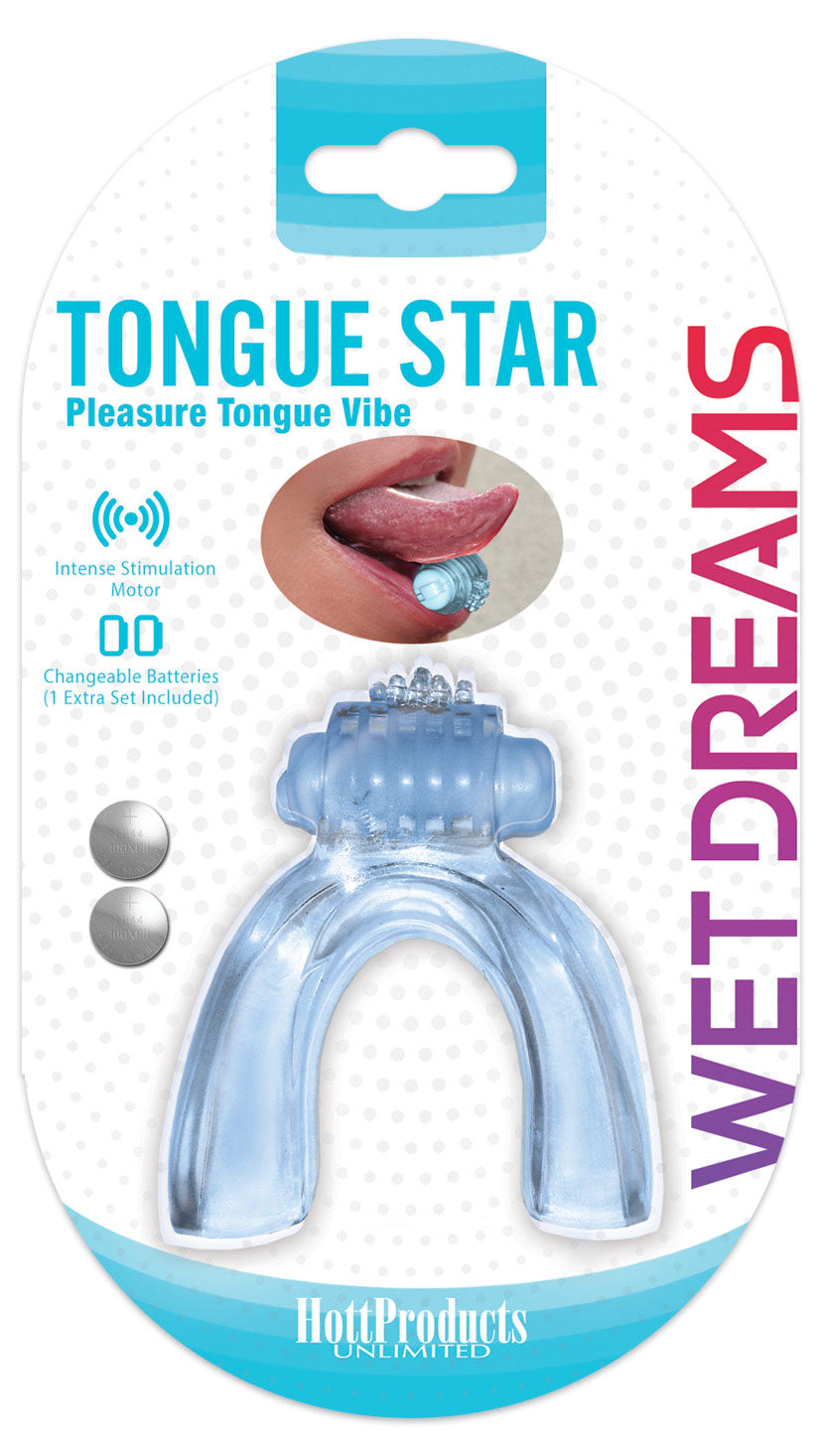 Wet Dreams Tongue Star - Blue - Not Very Vanilla