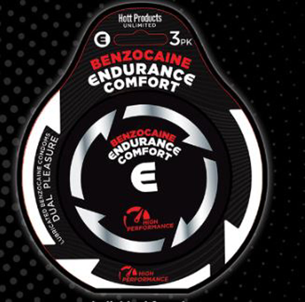 Endurance Comfort - Benzocaine Condoms - 3 Pk - Not Very Vanilla