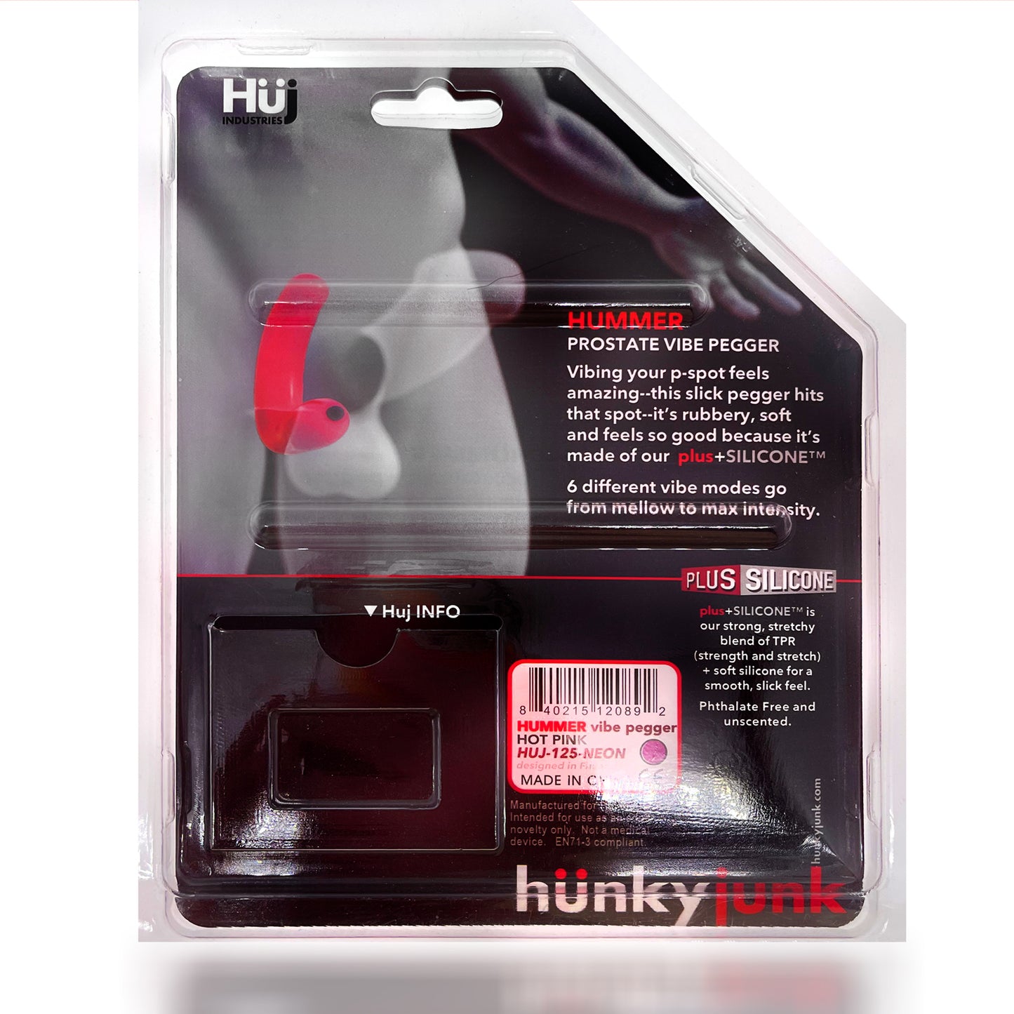 Hummer - Vibe Prostate Pegger - Tar - Not Very Vanilla