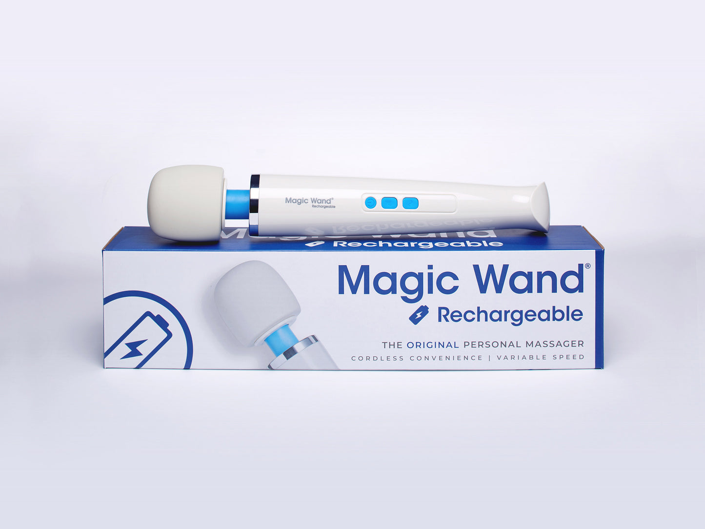 Magic Wand Rechargeable - White - Not Very Vanilla