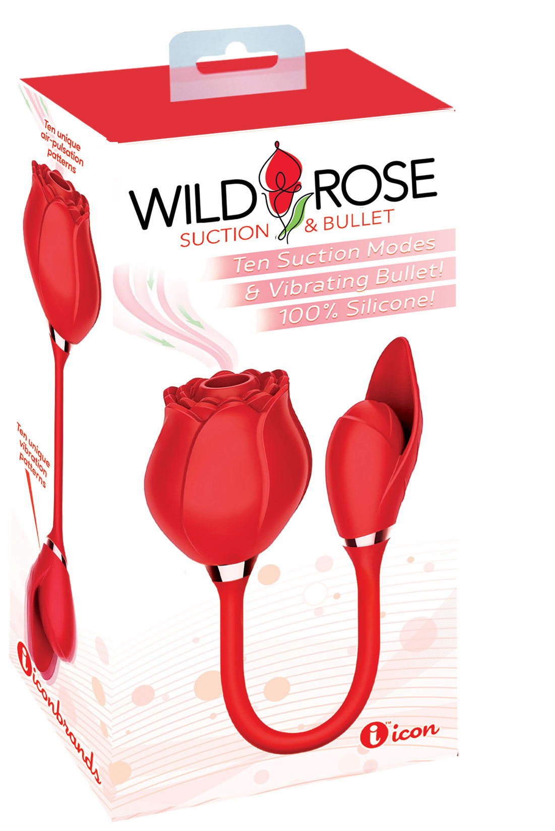 Wild Rose Suction and Bullet - Red - Not Very Vanilla