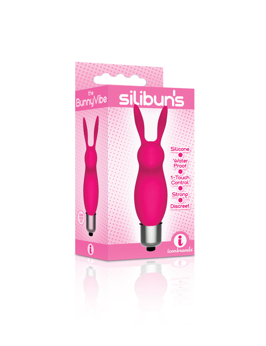 The 9's Silibus Silicone Bunny Bullet - Pink - Not Very Vanilla