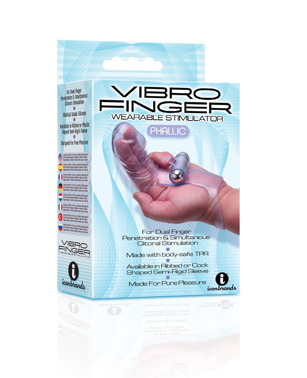 Vibro Finger Wearable Stimulator - Purple - Not Very Vanilla