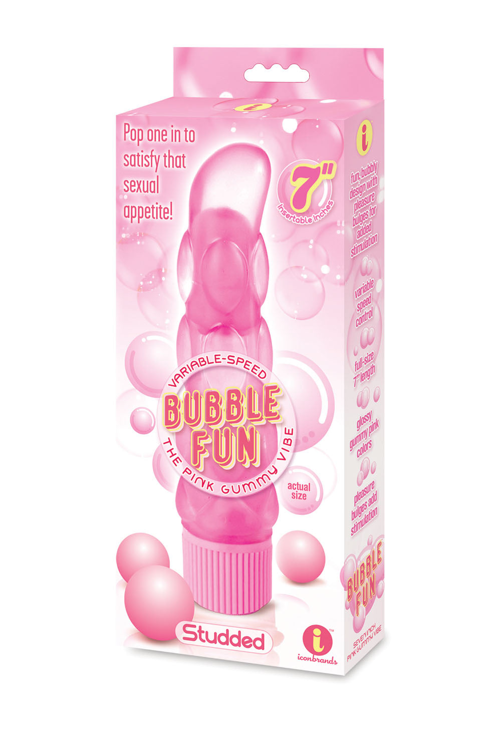 The 9's Bubble Fun Studded Gummy Vibe - Not Very Vanilla