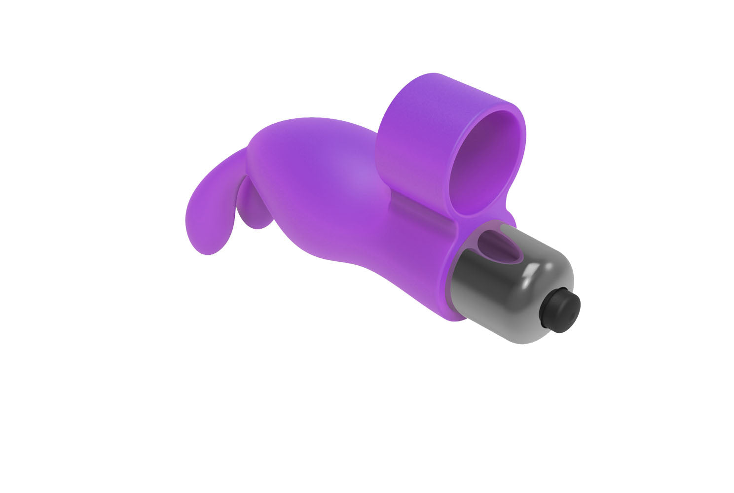 The 9's Flirt Finger Bunny Finger Vibrator - Purple - Not Very Vanilla