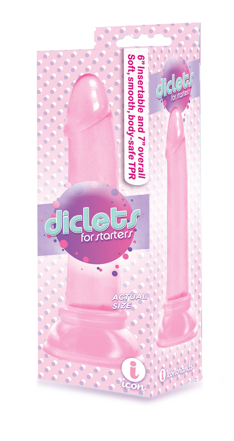 The 9's Diclet's 8 Inch Jelly Dong - Pink - Not Very Vanilla