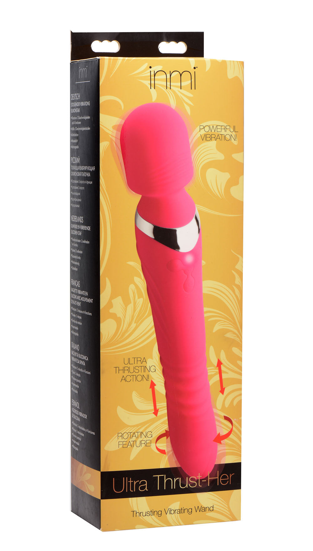 Ultra Thrusting and Vibrating Silicone Wand - Not Very Vanilla