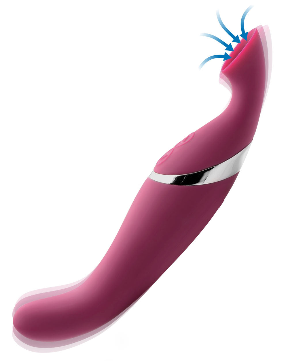 Shegasm Intense 2 in 1 Clit Stimulator - Pink - Not Very Vanilla