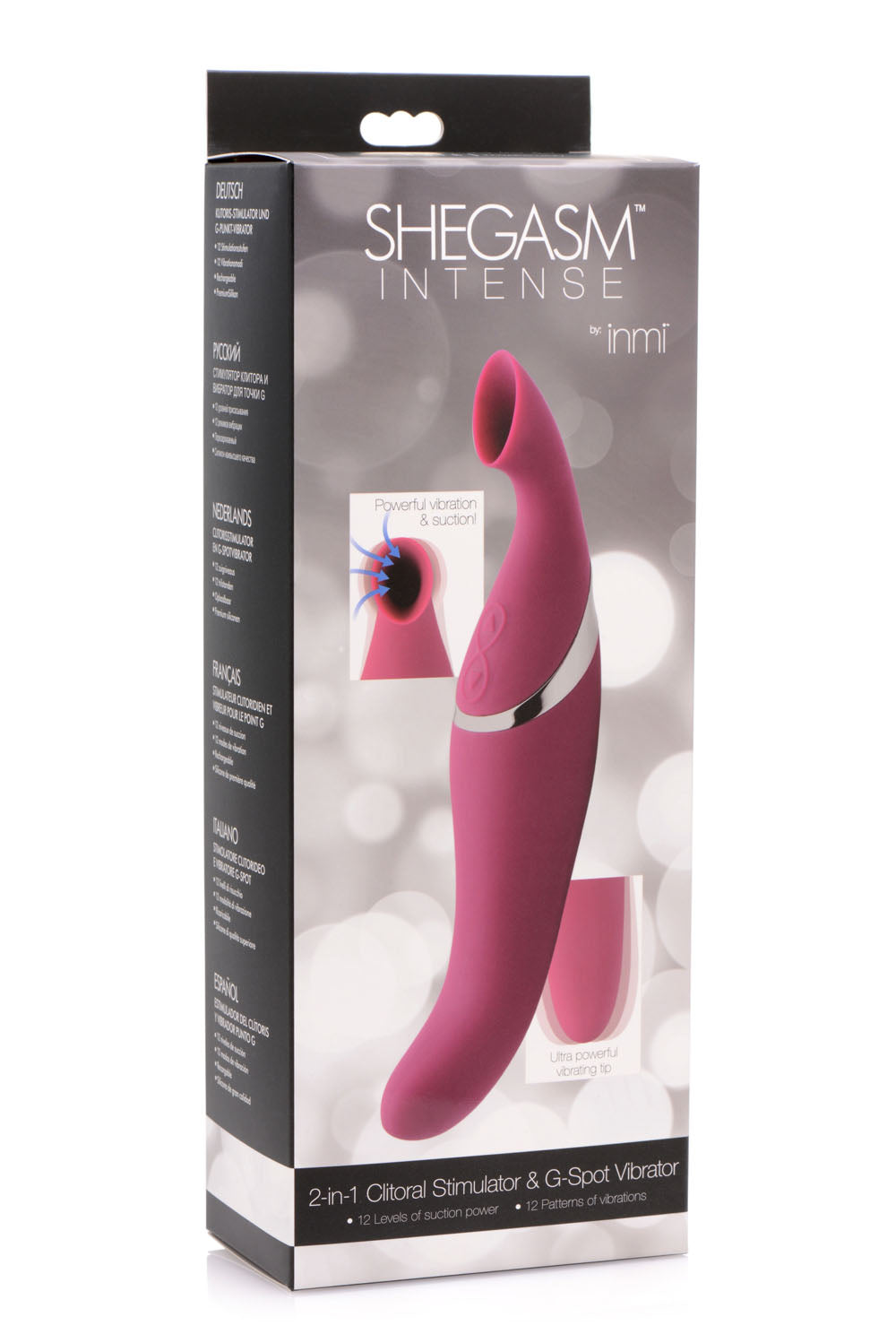 Shegasm Intense 2 in 1 Clit Stimulator - Pink - Not Very Vanilla