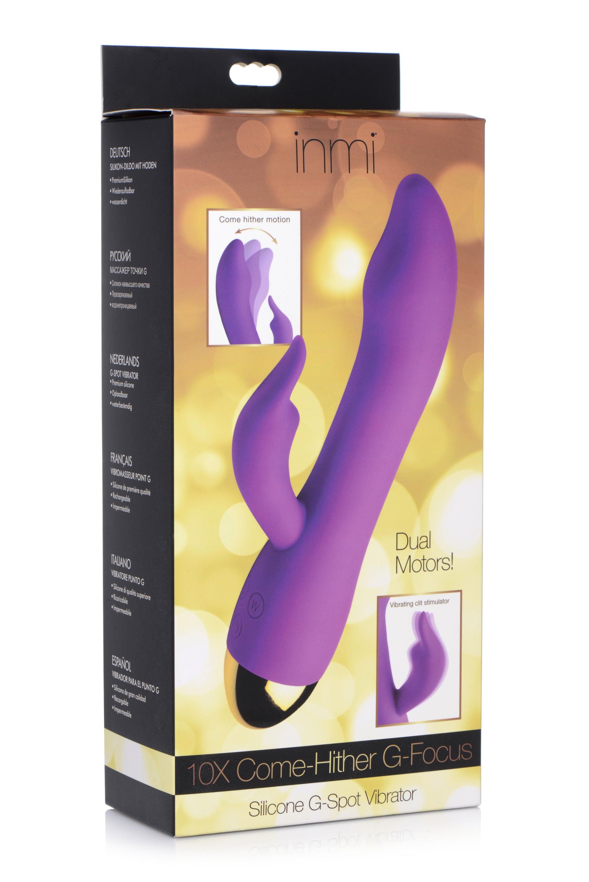 10x Come-Hither G-Focus Silicone Vibrator - Not Very Vanilla