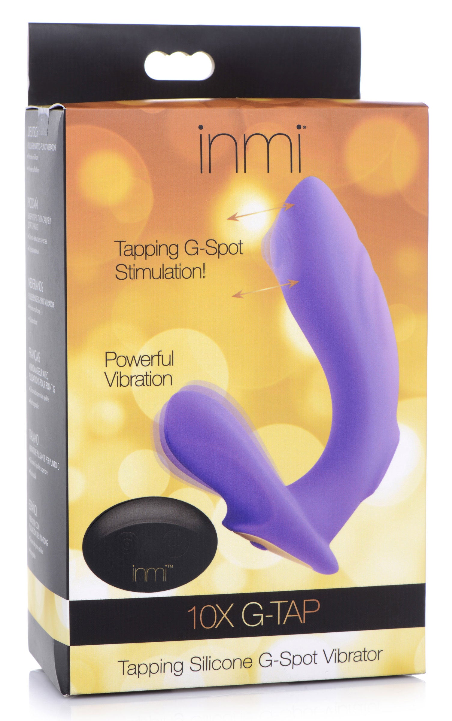 10x G-Tap Tapping Silicone G-Spot Vibrator - Purple - Not Very Vanilla