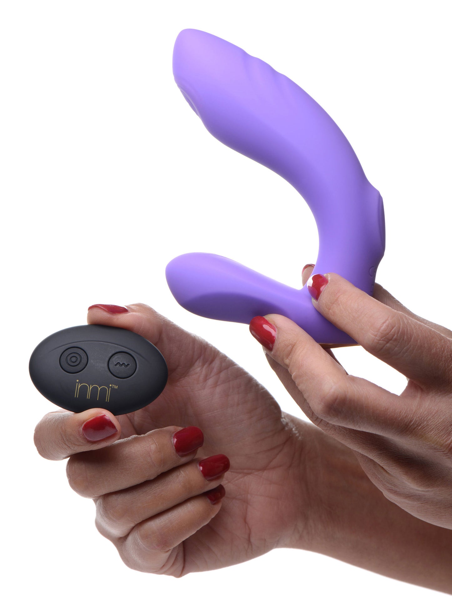 10x G-Tap Tapping Silicone G-Spot Vibrator - Purple - Not Very Vanilla