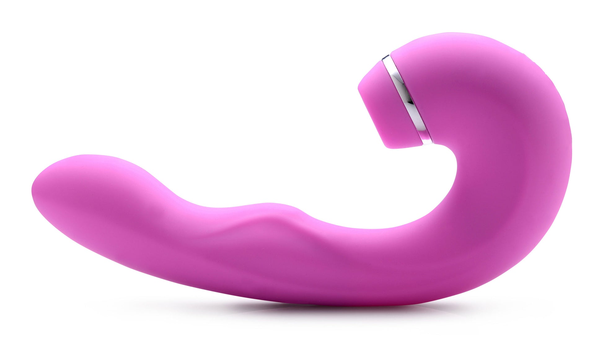 Shegasm 5 Star 10x Tapping G-Spot Vibe With Suction - Pink - Not Very Vanilla