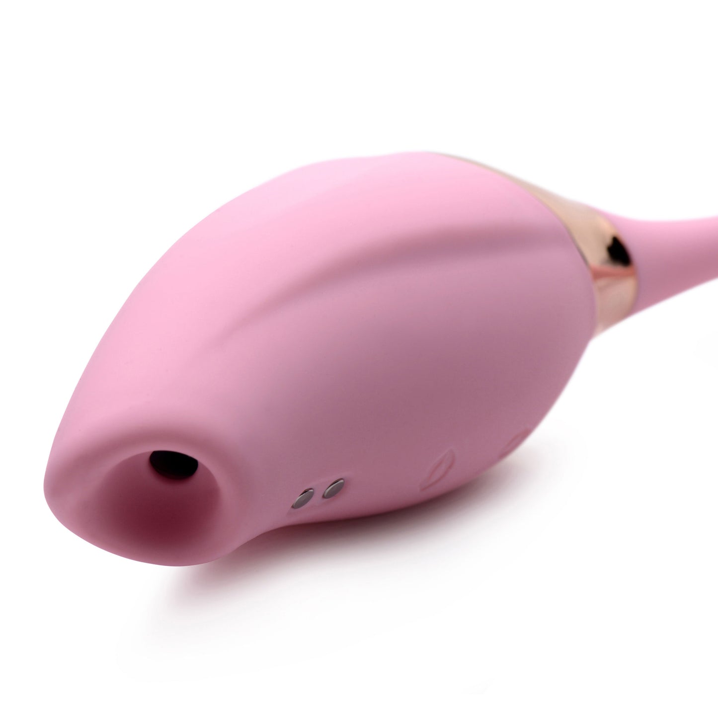 Shegasm 8x Tandem Plus Silicone Suction Clit Stimulator and Egg - Not Very Vanilla