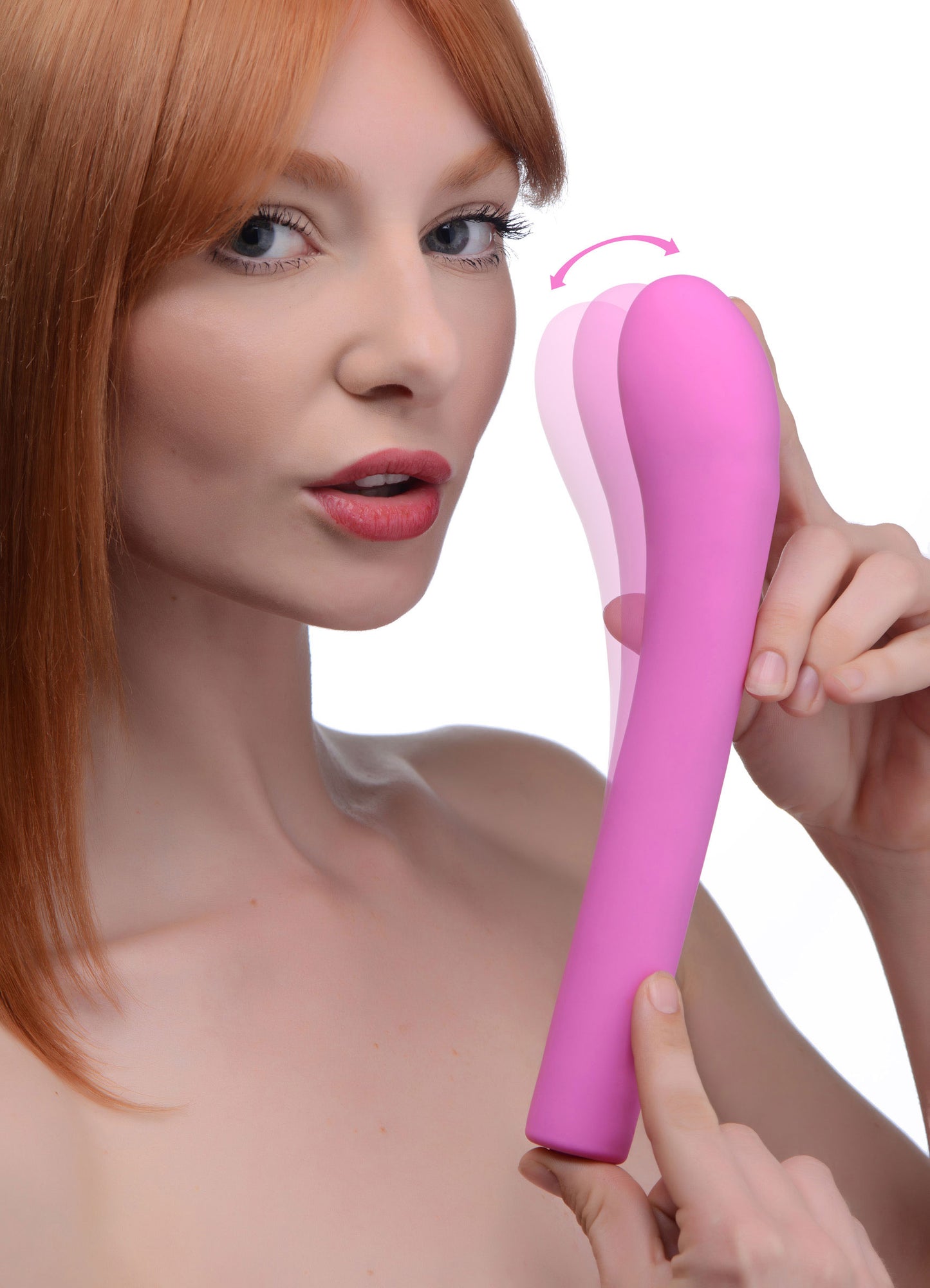 5 Star 9x Come-Hither G-Spot Silicone Vibrator - Pink - Not Very Vanilla