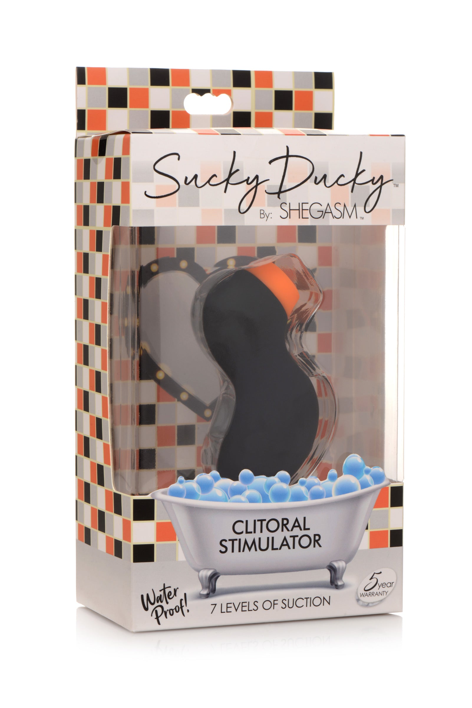 Sucky Ducky Silicone Clitoral Stimulator - Black - Not Very Vanilla