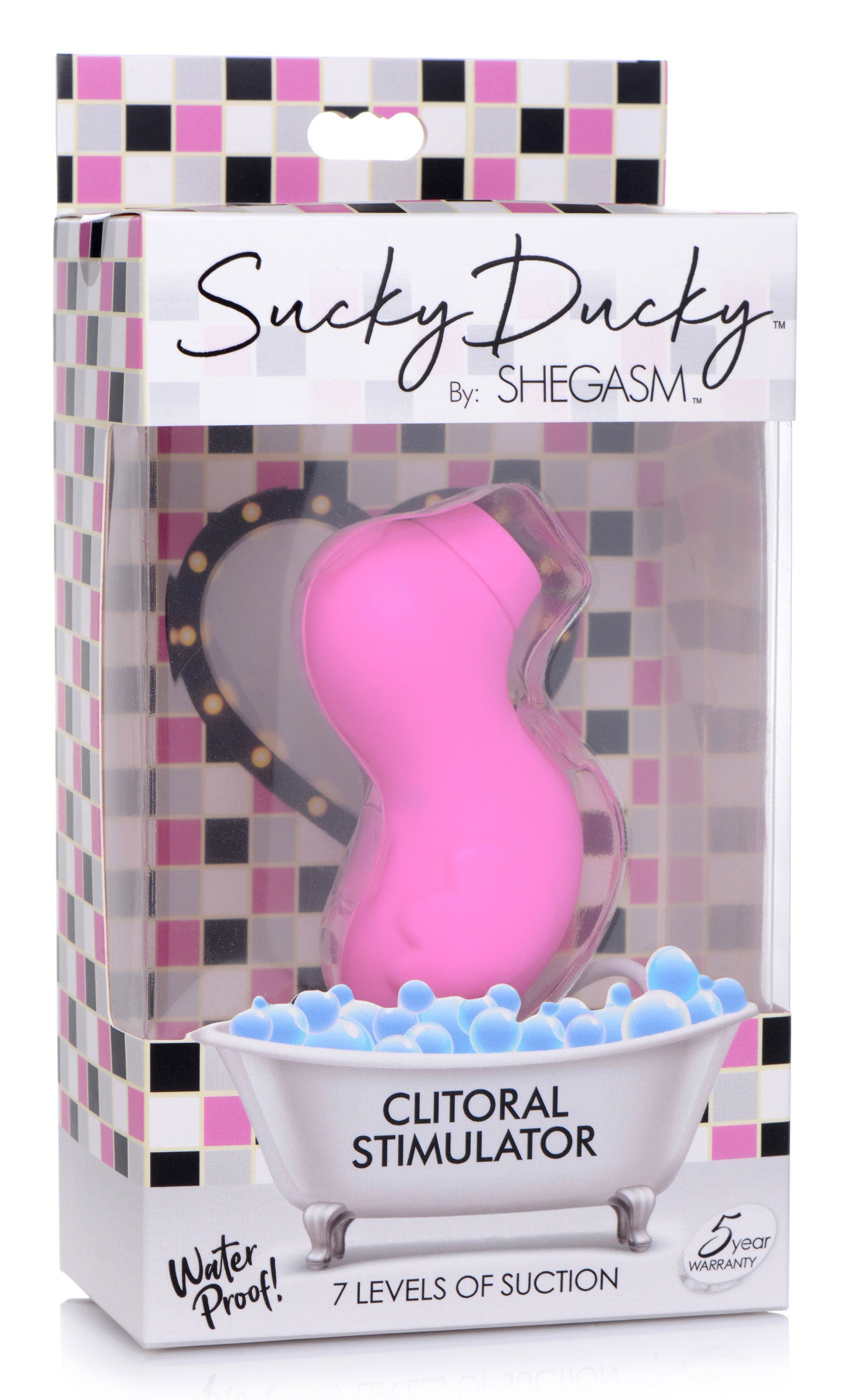 Sucky Ducky Silicone Clitoral Stimulator - Pink - Not Very Vanilla