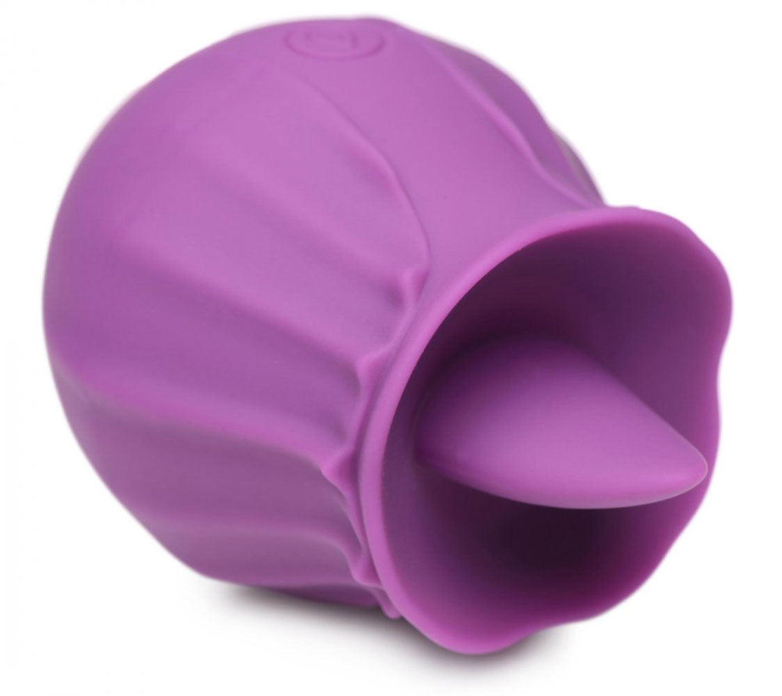 Inmi - Bloomgasm Wild Violet Licking Silicone Stimulator - Violet - Not Very Vanilla