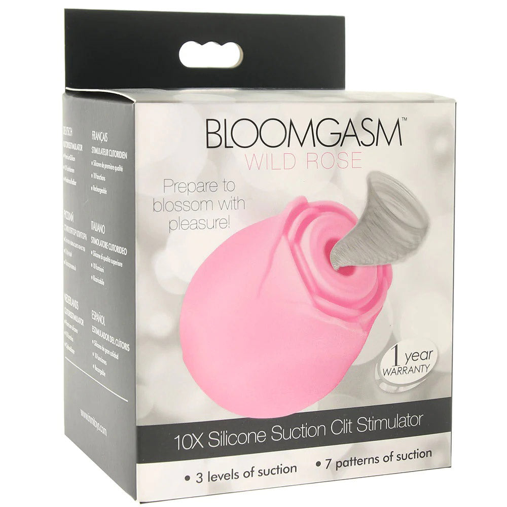 Inmi - Bloomgasm Wild Rose 10x Suction - Pink - Not Very Vanilla