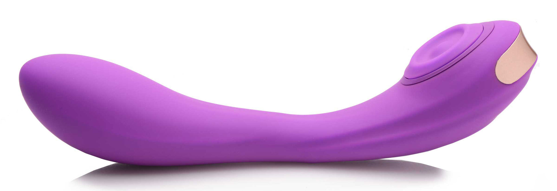 Pose Plus - 10x Pulsing Bendable Silicone Vibrator - Purple - Not Very Vanilla