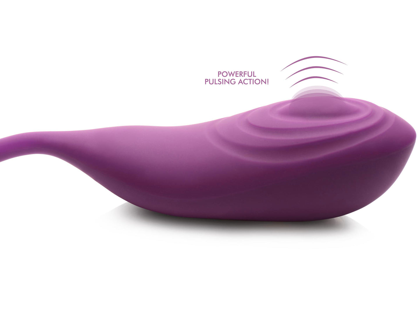 Slim Pulse 7x Pulsing Clit Stimulator and Vibrating Egg - Purple - Not Very Vanilla