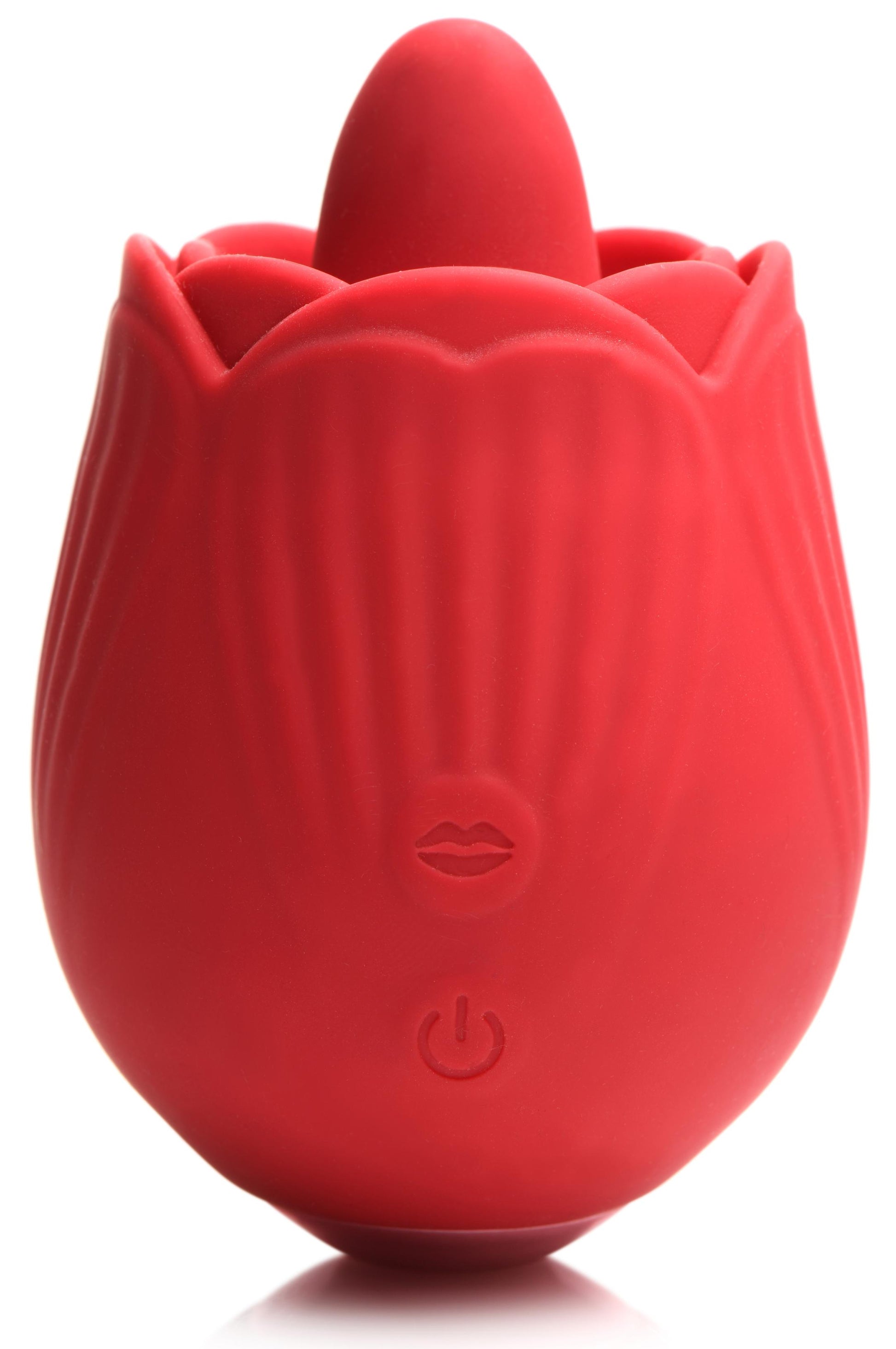 Bloomgasm - French Rose Licking and Vibrating Stimulator - Red - Not Very Vanilla