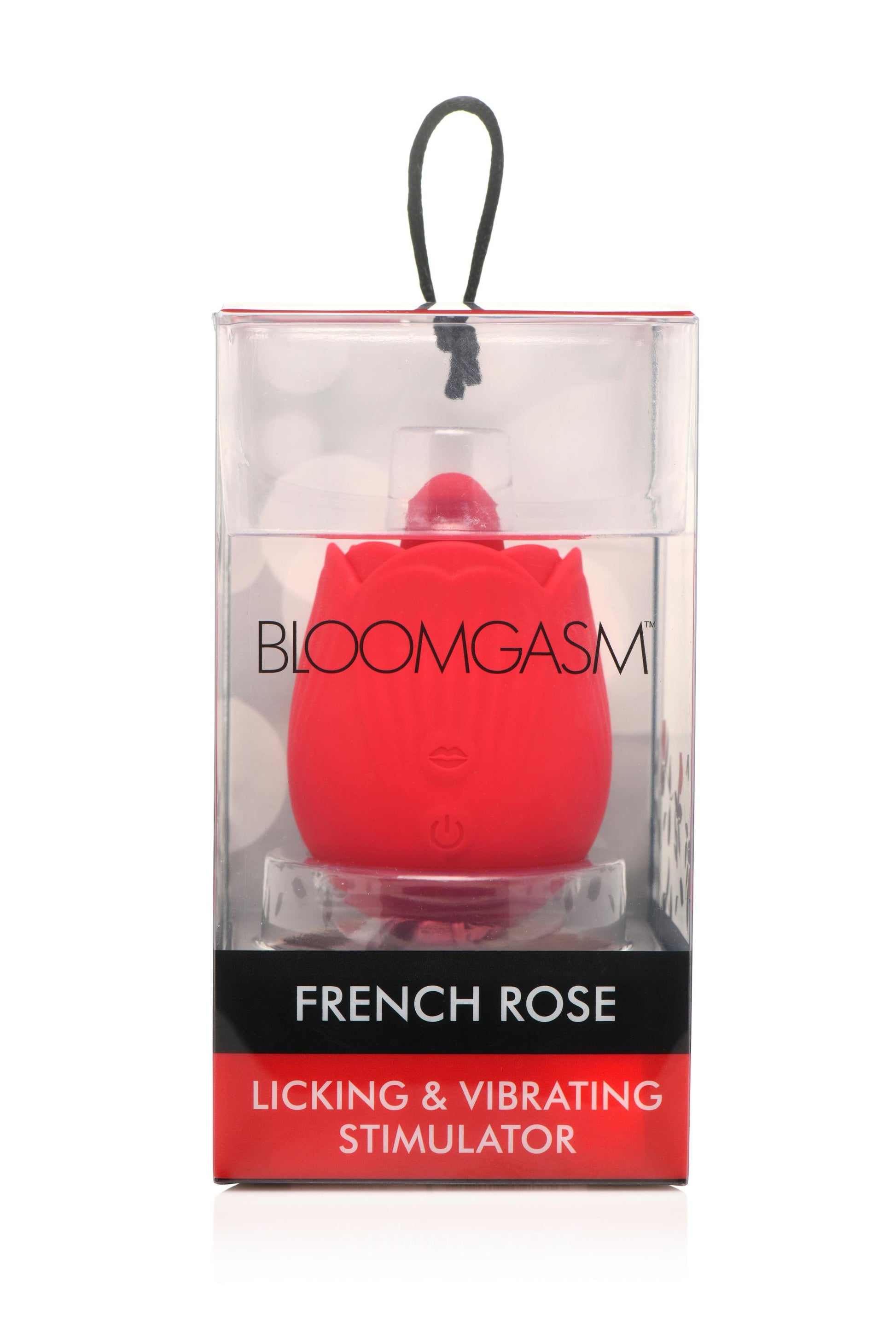 Bloomgasm - French Rose Licking and Vibrating Stimulator - Red - Not Very Vanilla