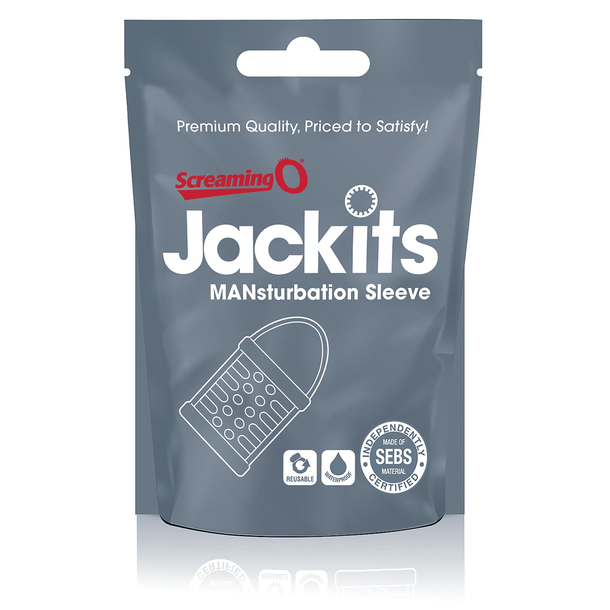 Jackits Mansturbation Sleeve - Each - Clear - Not Very Vanilla