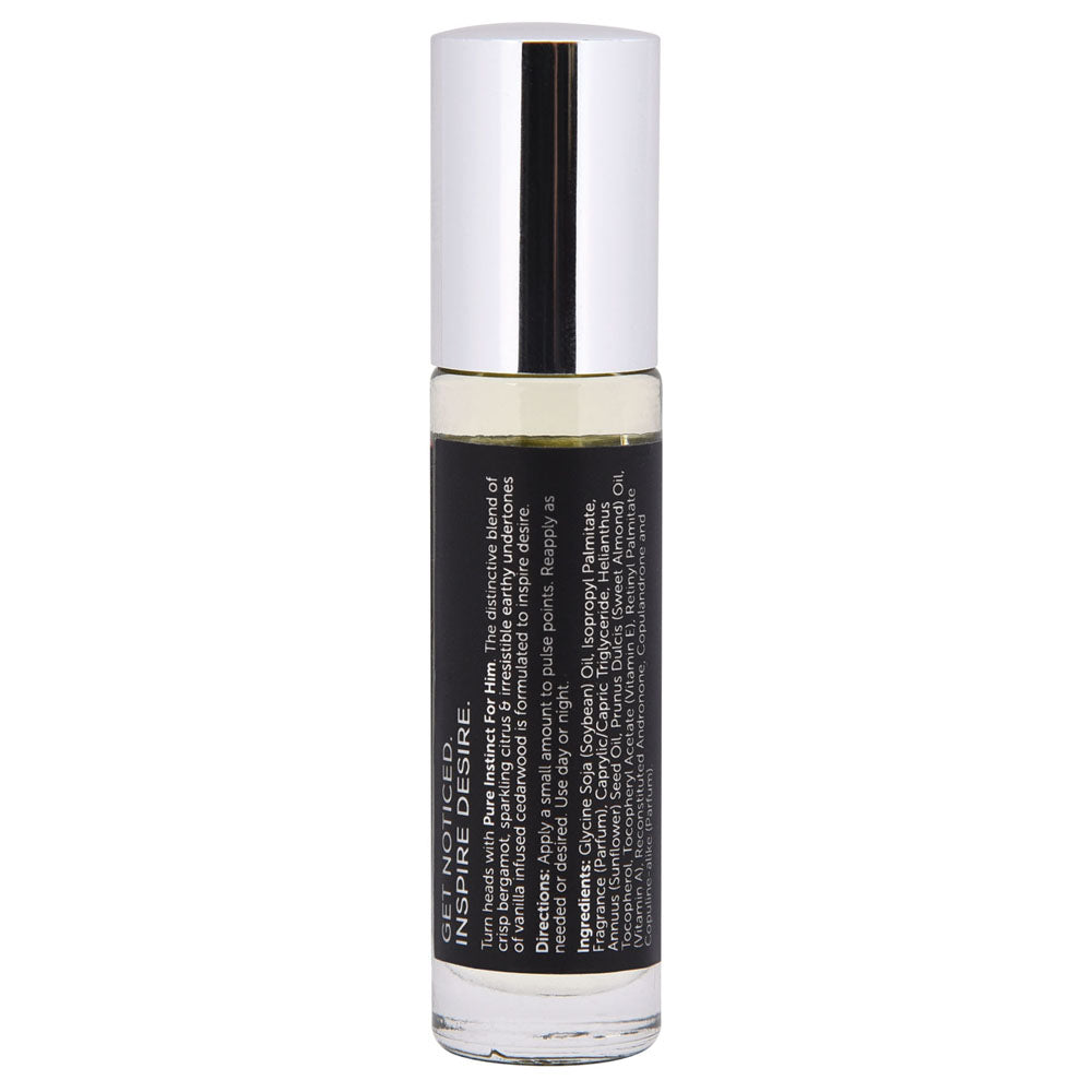 Pure Instinct Pheromone Cologne Oil for Him - Roll on 10.2ml - Not Very Vanilla