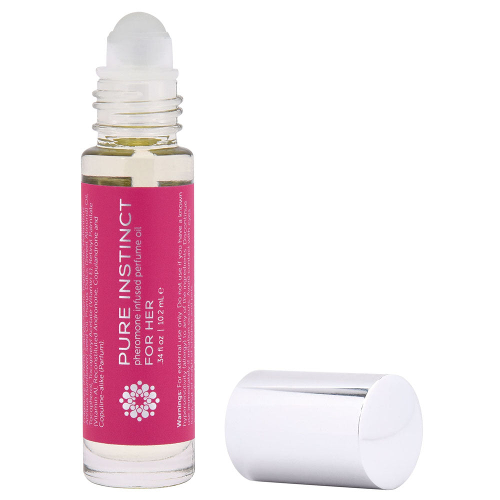 Pure Instinct Pheromone Perfume Oil for Her - Roll on 10.2 ml | 0.34 Fl. Oz - Not Very Vanilla