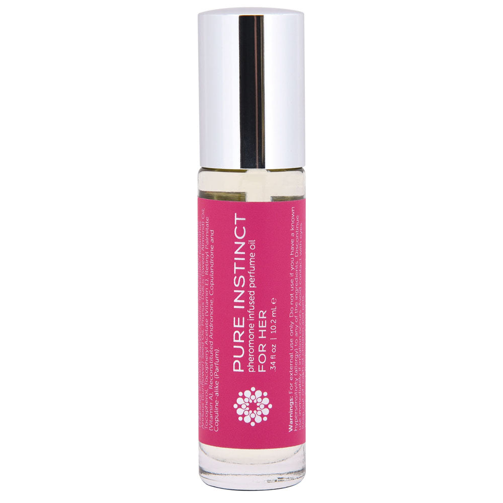 Pure Instinct Pheromone Perfume Oil for Her - Roll on 10.2 ml | 0.34 Fl. Oz - Not Very Vanilla