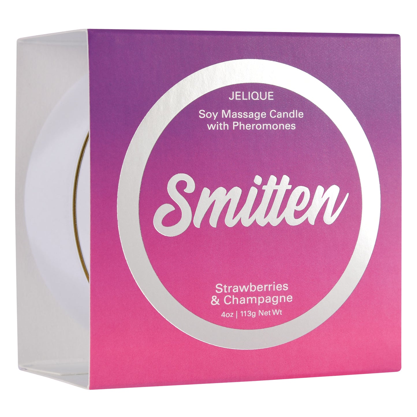 Mood Candle - Smitten - Strawberry and Champagne - 4 Oz. Jar - Not Very Vanilla