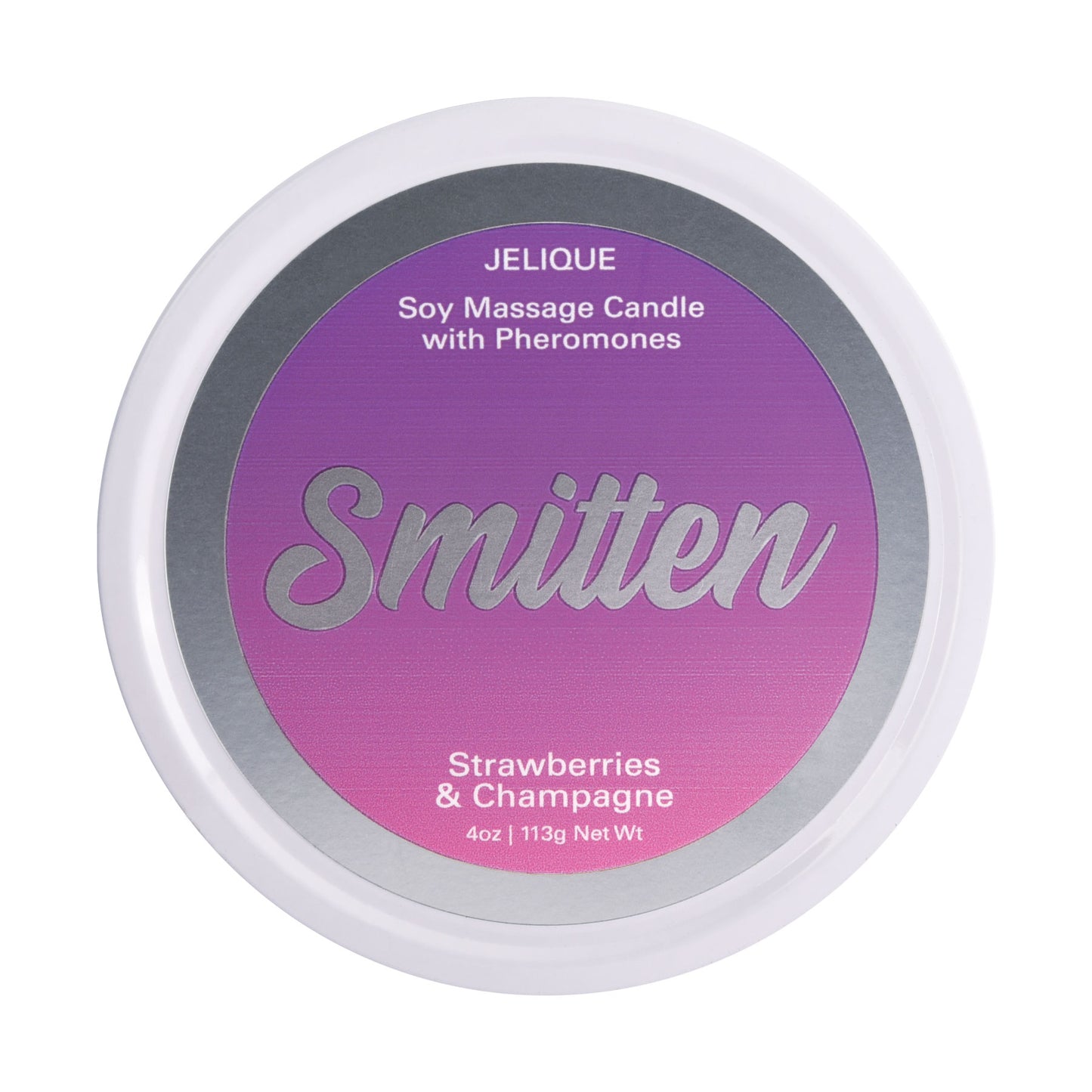 Mood Candle - Smitten - Strawberry and Champagne - 4 Oz. Jar - Not Very Vanilla