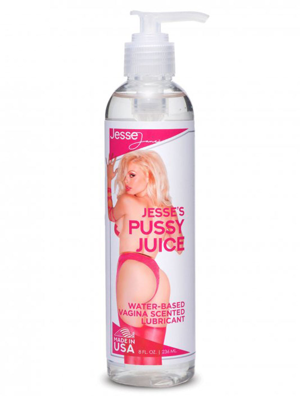 Jesse's Pussy Juice Vagina Scented Lube- 8 Oz - Not Very Vanilla