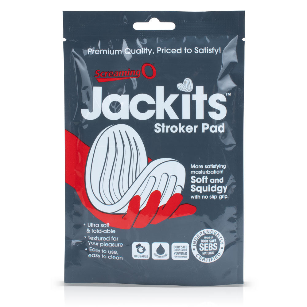 Jackits Stroker Pad - Clear - Each - Not Very Vanilla